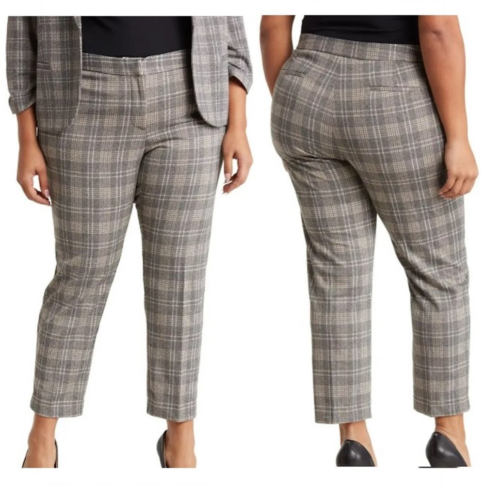 NWT New Amanda & Chelsea Amanda Plaid Pants Size 22W